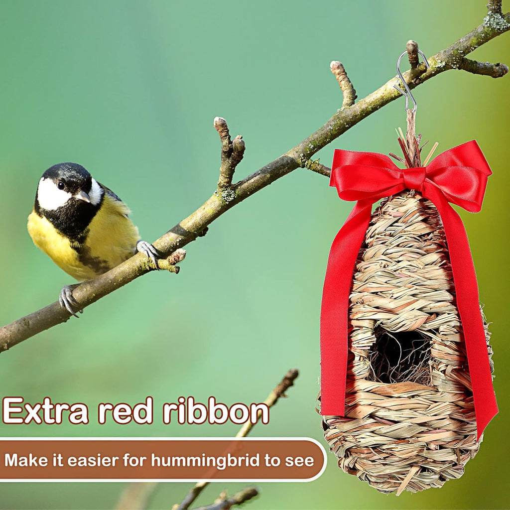 Hummingbird Nest House for Outside Hanging with Coconut Fiber A13704