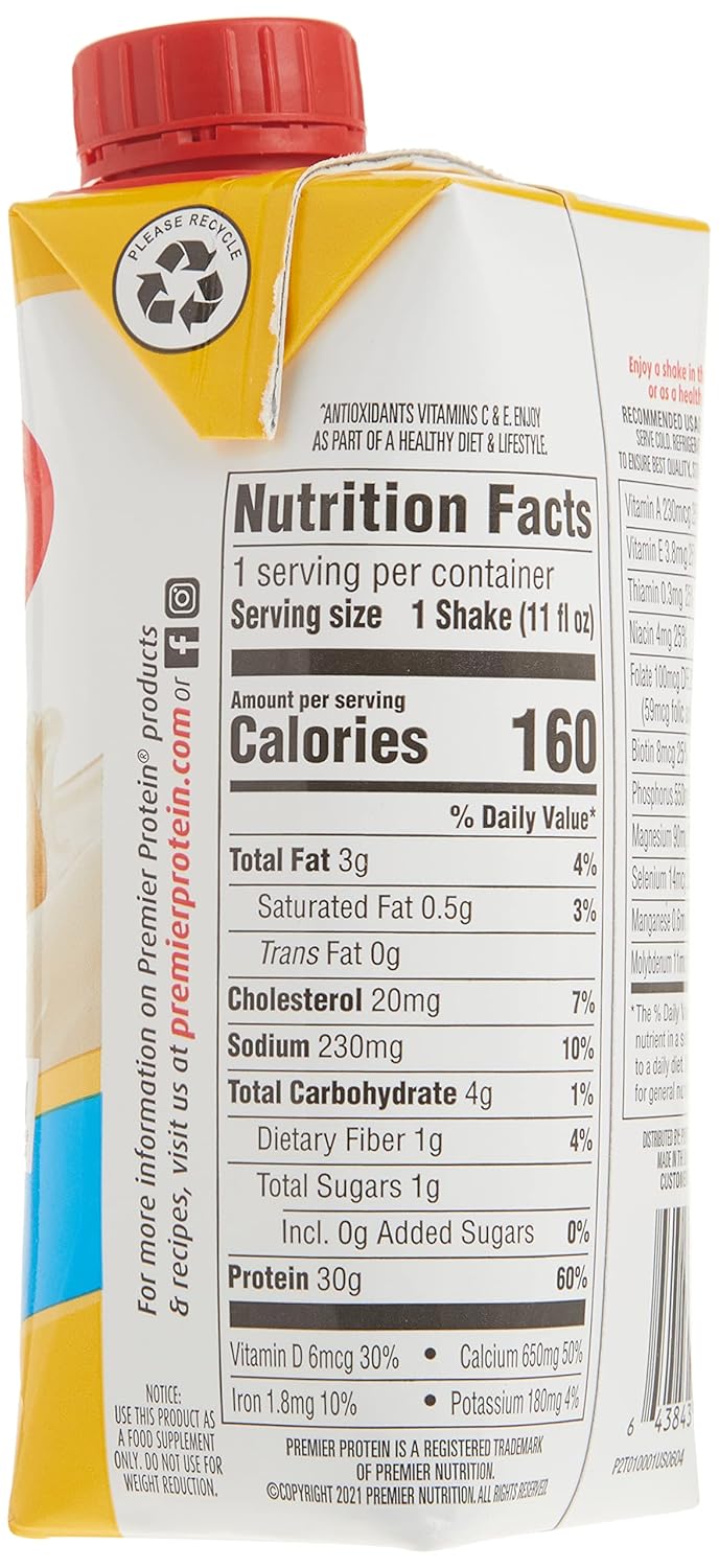 Bananas & Cream High Protein Shake, 15 x 11 fl oz T38922