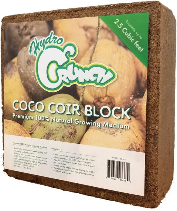 Coco Coir Block 2.5 Cubic Ft (2-Pack) D81369