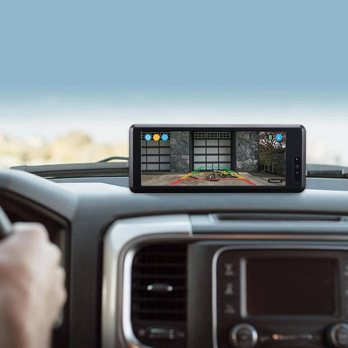 Wireless Backup Camera with Solar HD Monitor V7331