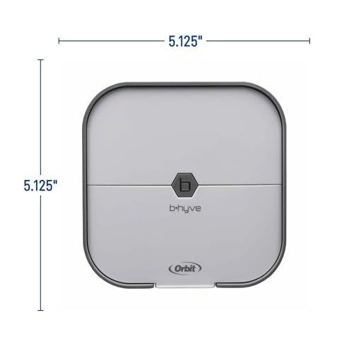 4-Zone Smart Sprinkler Controller, Gray E7109