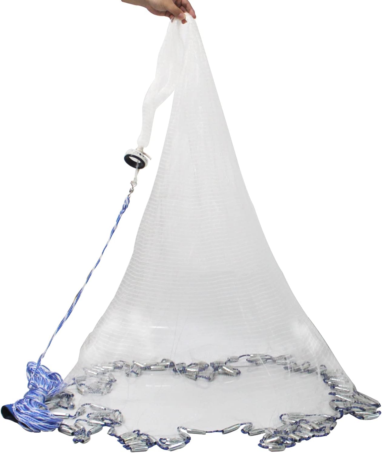 Saltwater Fishing Cast Nets with Stainless Steel Weights S8374