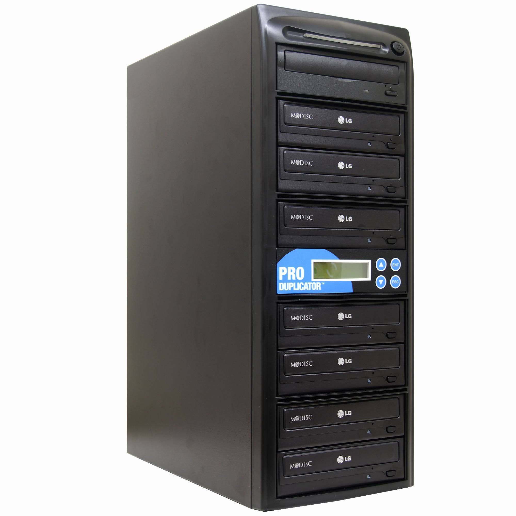 Produplicator 1 to 7 24x CD DVD Duplicator Copier (M-Disc Support Burner) with Nero