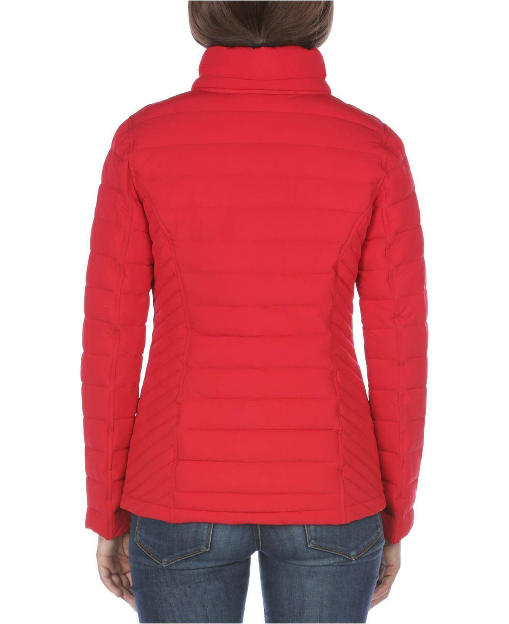 Hooded Stretch Packable Puffer Coat P83907