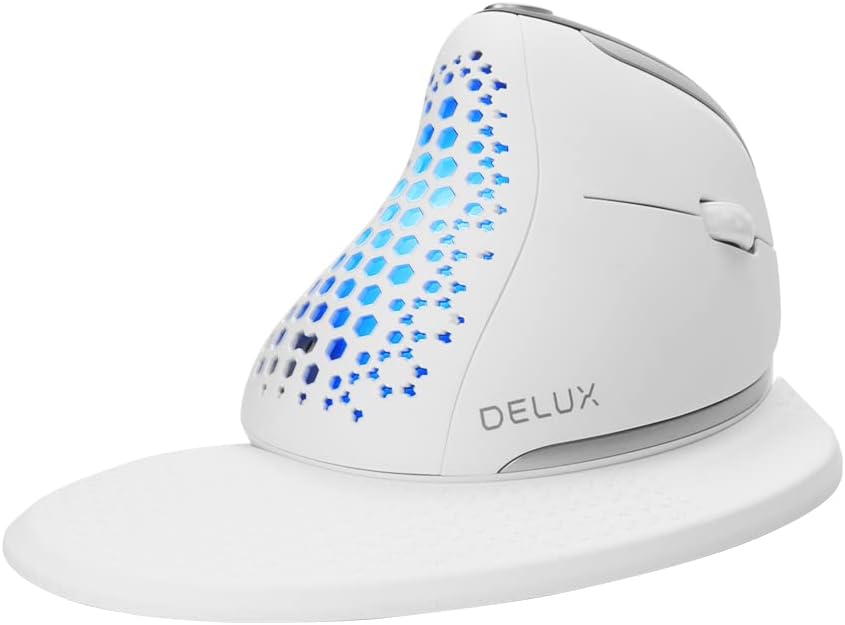 Wireless Ergonomic Vertical Mouse with OLED Screen, 7200DPI, Rechargeable O316945