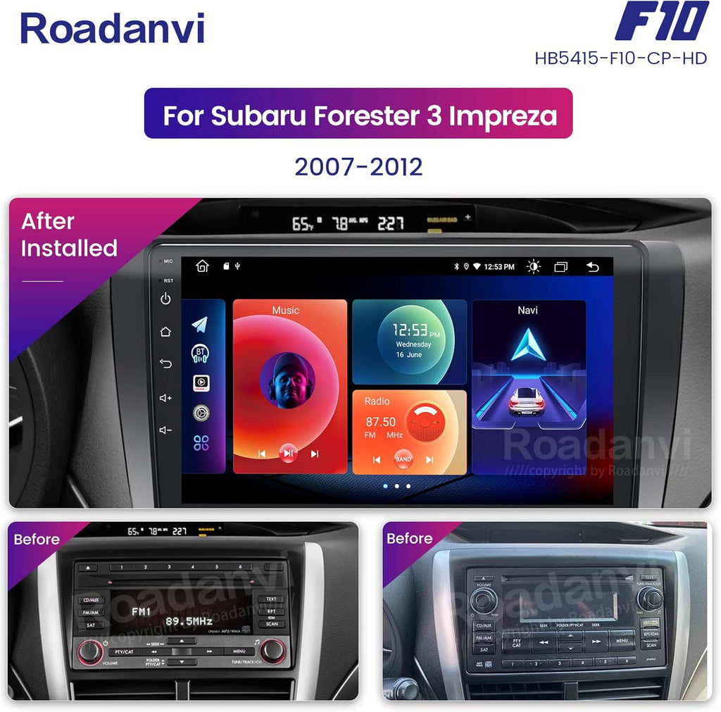 Car Stereo Bluetooth Radio with Carplay Android Auto Touch Screen Z540278