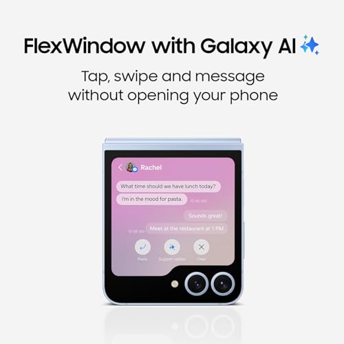 Galaxy Z Flip 6 AI Cell Phone, 256GB Unlocked Android Smartphone, Foldable Design U83954