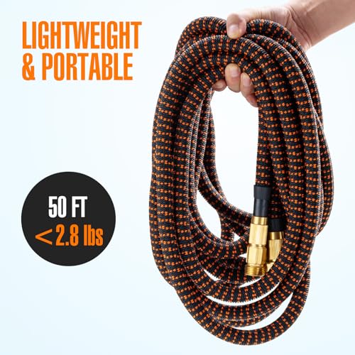 Expandable Garden Hose 50ft with Spray Nozzle F6049