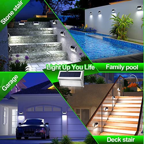 Solar Outdoor Lights 12 Pack, Waterproof for Garden Deck Fence W507