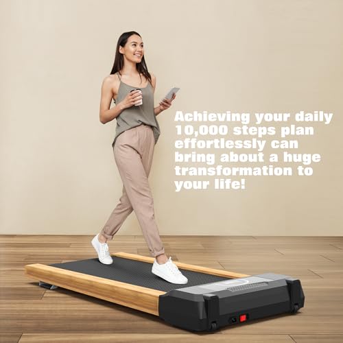 Under Desk Treadmill with Speaker for Home, 300LBS Capacity Q4064