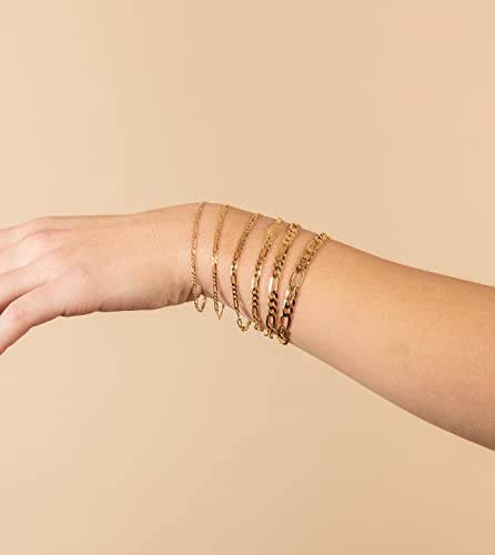 Figaro Link Chain Bracelet for Men and Women M583752