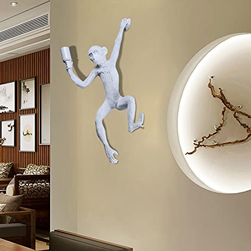 Resin Hemp Rope Monkey Wall Light E27 for Dining Room W3763