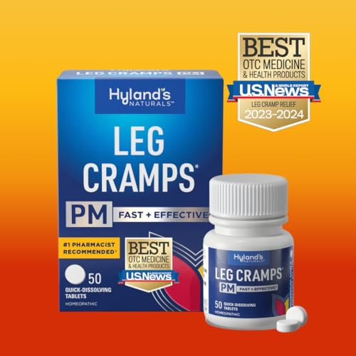 Leg Cramps PM Tablets, Nighttime Formula, Quick Dissolving, 50 Count A255214