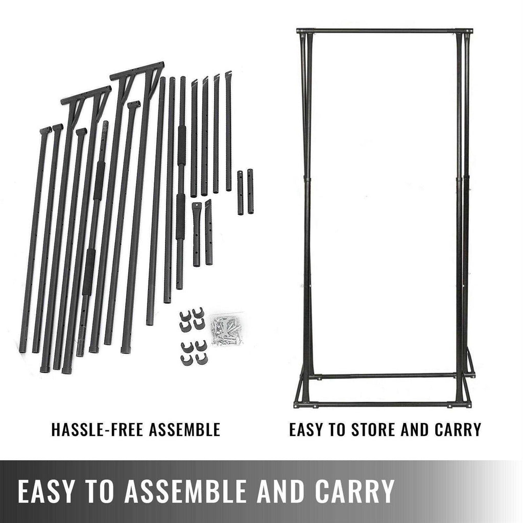 Foldable Pull Up Bar Station with Aerial Yoga Stand Frame Z425146