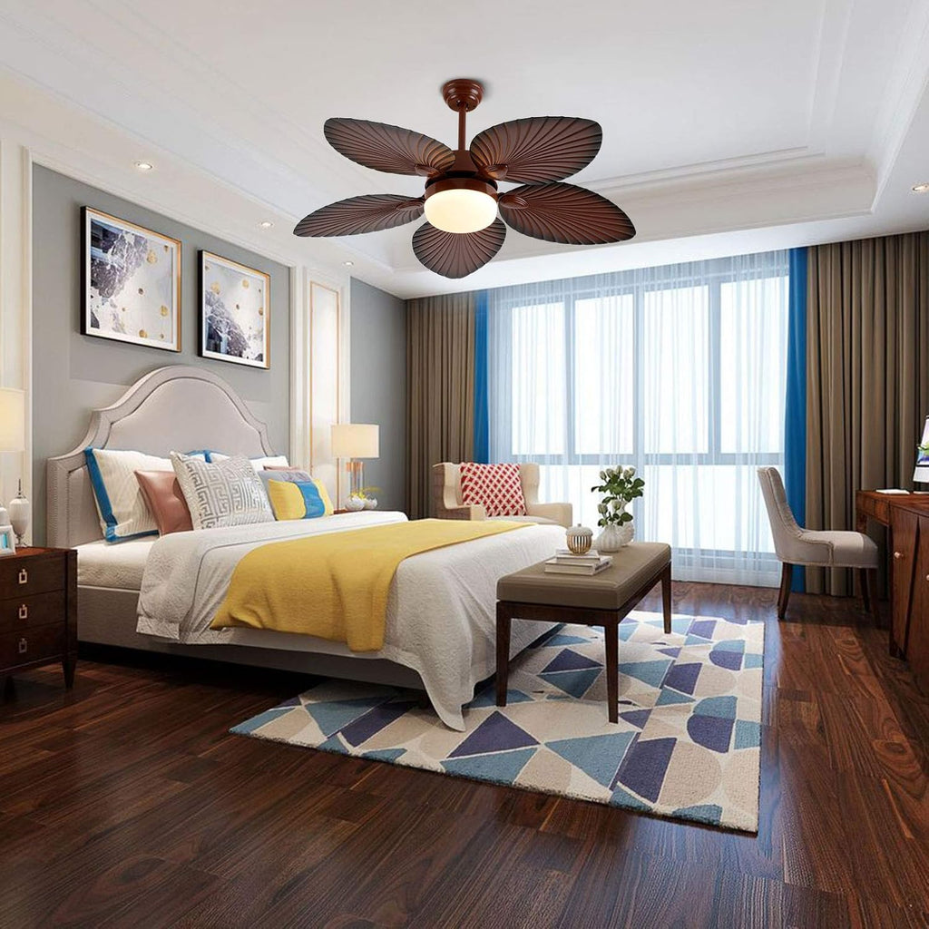 Tropical Coastal 42 Inch Ceiling Fan with LED Light and Remote Control C843