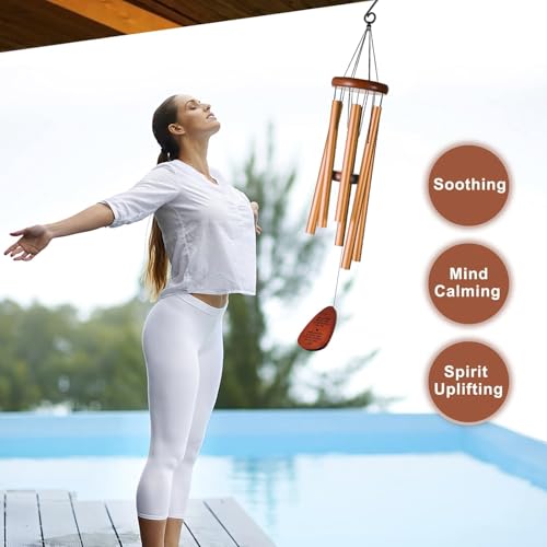 Memorial Wind Chimes for Outdoor Sympathy Gift G280786