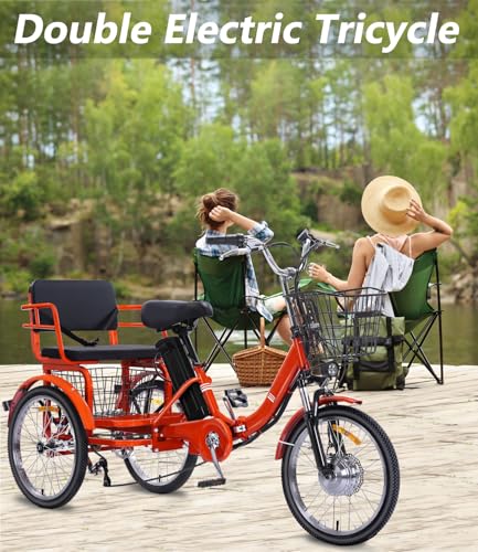 Adult Electric Tricycle 3 Wheel Bike Q8526