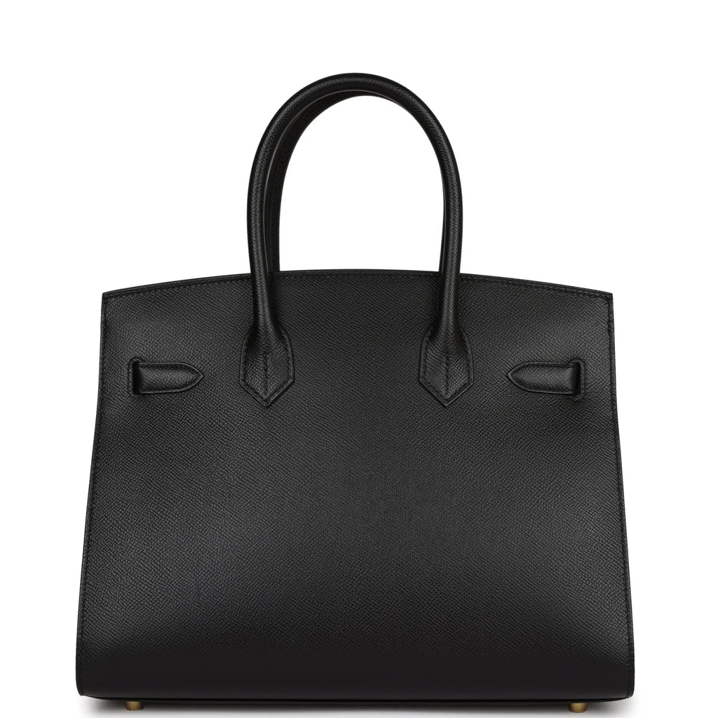 Black Epsom Leather Tote Bag F779