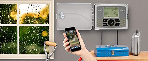 Smart Indoor/Outdoor 6-Station WiFi Sprinkler System Controller Q897411