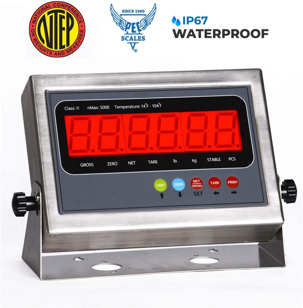 Recycling 304 Stainless Steel Bench Scale, NTEP Legal for Trade (18 x 18) V4455