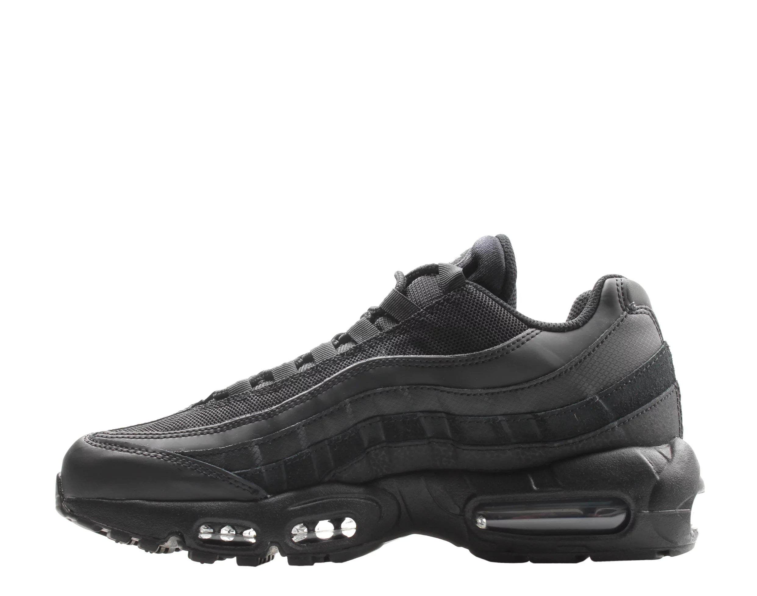 Men's Air Max 95 Running Shoes - Black/Dark Grey W540