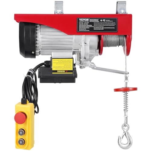 Electric Hoist, 2200 lbs Capacity, 110V with Wireless Remote, 40ft Lifting Height Y665
