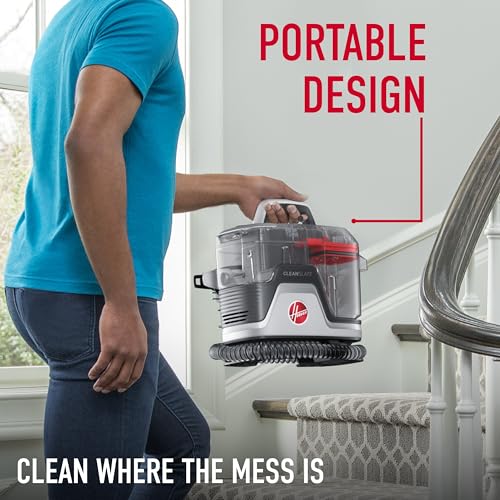 Portable Carpet and Upholstery Spot Cleaner Machine with Powerful Suction X136