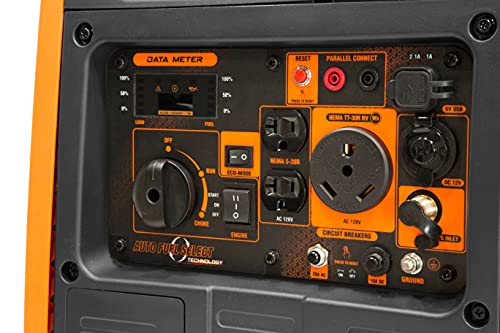 6800-Watt Dual Fuel Portable Inverter Generator with Electric Start W5913