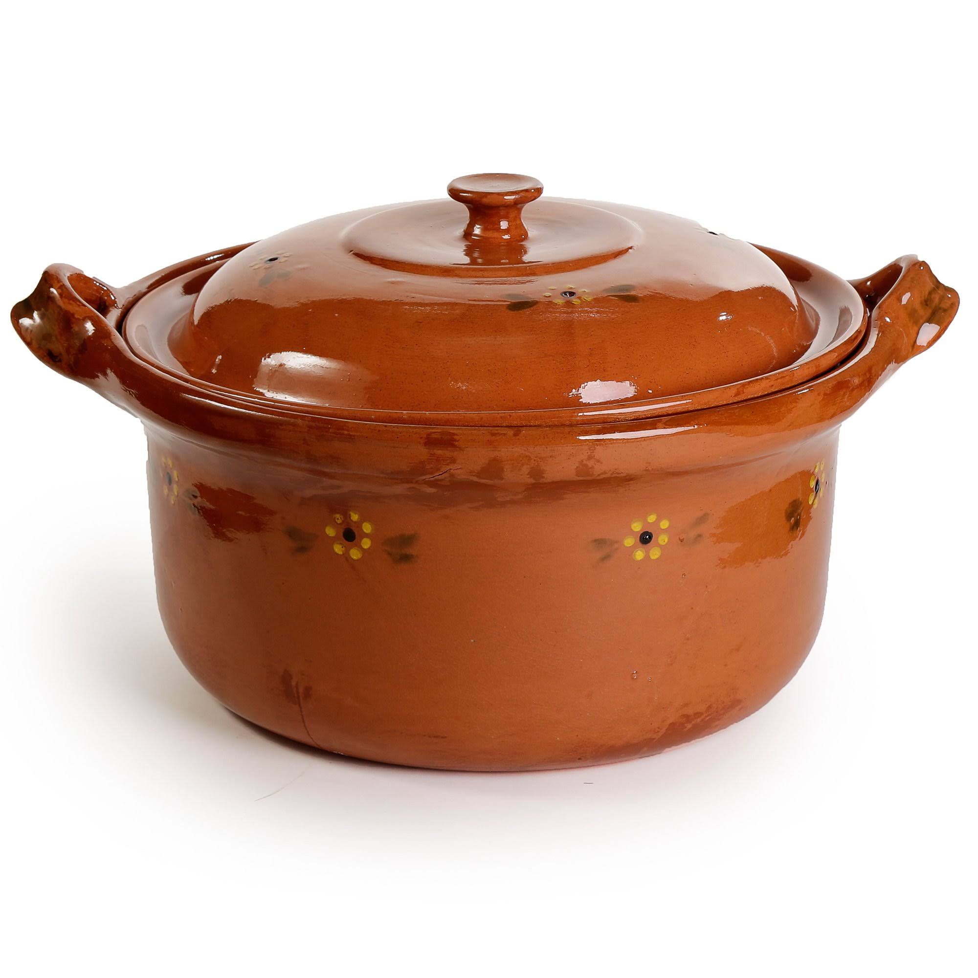 Ancient Cookware Mexican Clay Pot, Extra Large, Terracotta