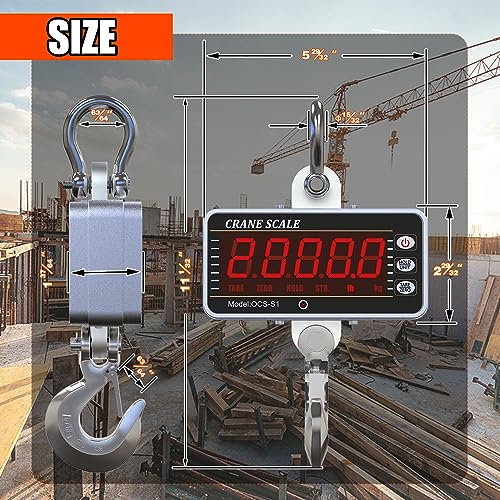 Digital Crane Scale 2200lb Heavy Duty with Remote Control I9150