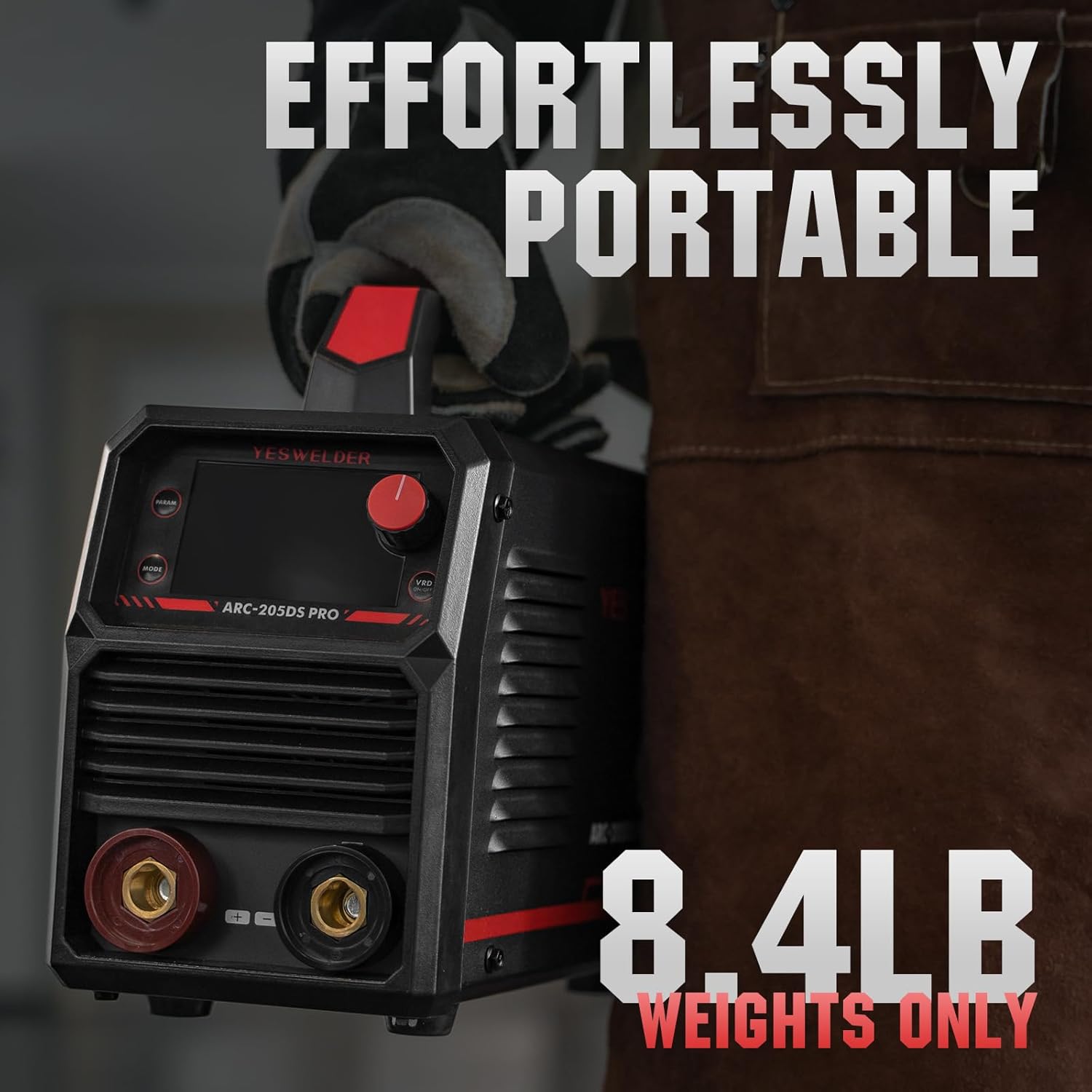 Stick Welder 205Amp with Lift TIG Torch, Dual Voltage Portable Welding Machine J79382