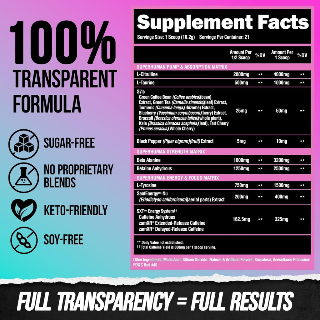 Pre Workout & Post Workout Recovery Bundle, Sustained Energy & Focus O55275