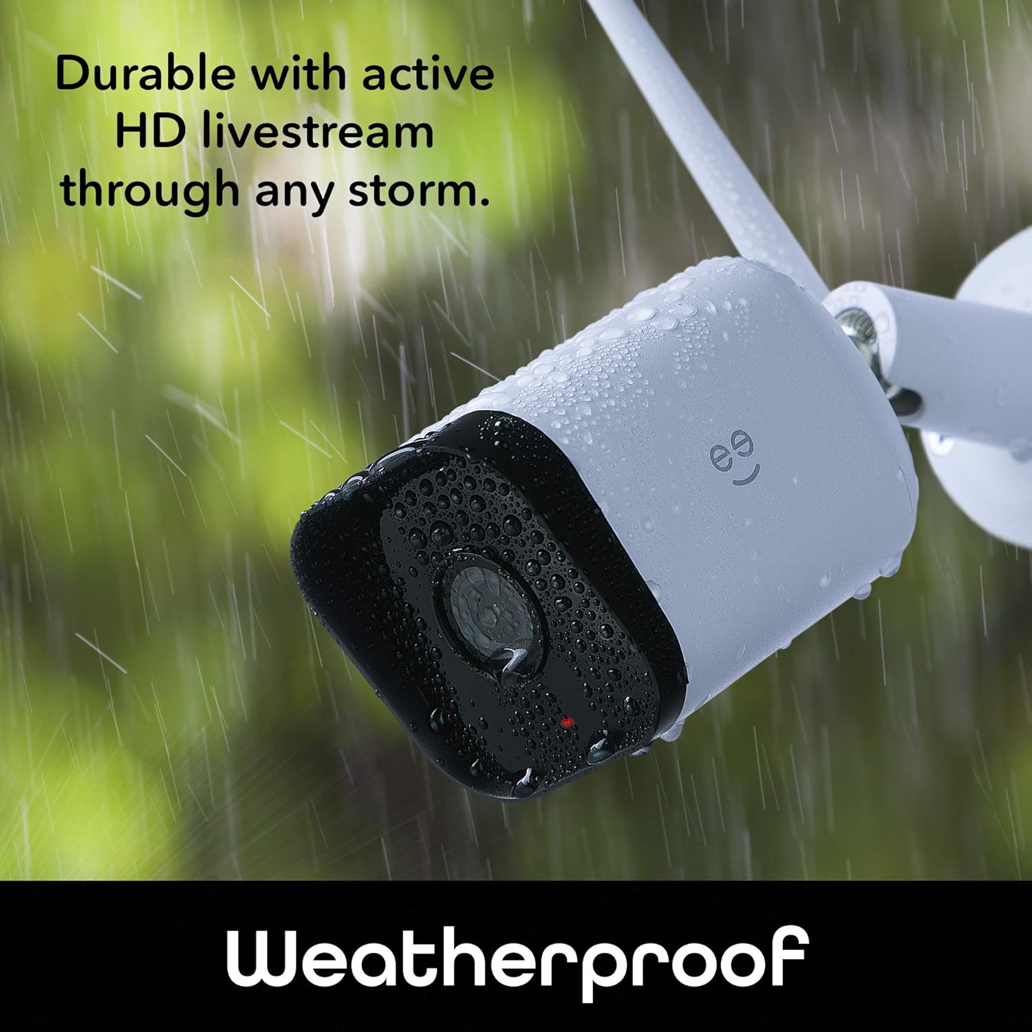 Outdoor Security Camera 2 Pack, 1080p WiFi IP66 Weatherproof with Night Vision and Motion Detection G79650