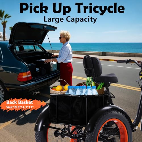 Adult Electric Tricycle 3 Wheel Bike Q8526