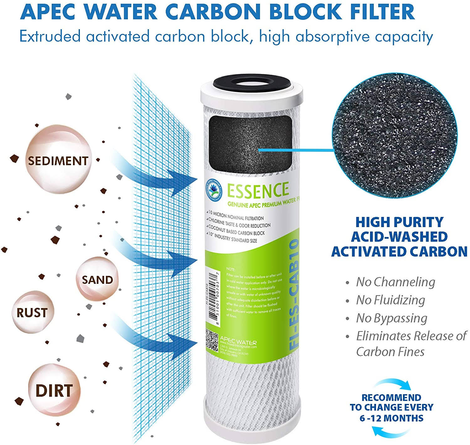 50 GPD High Capacity Replacement Set for Reverse Osmosis Water Filter System X962