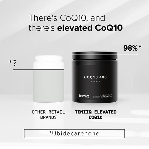 CoQ10 400mg Supplement with MCT Oil, 60 Veggie Capsules Q360366