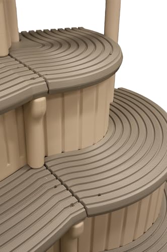 Above Ground Swimming Pool Curve Base Steps K10297