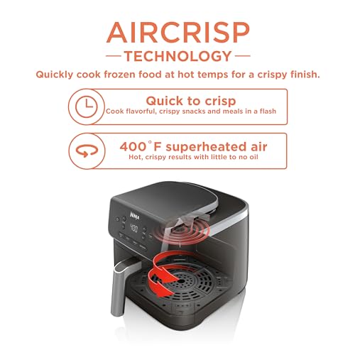 Air Fryer 4-in-1 with 5 QT Capacity, Nonstick Basket & Crisper Plate V1873