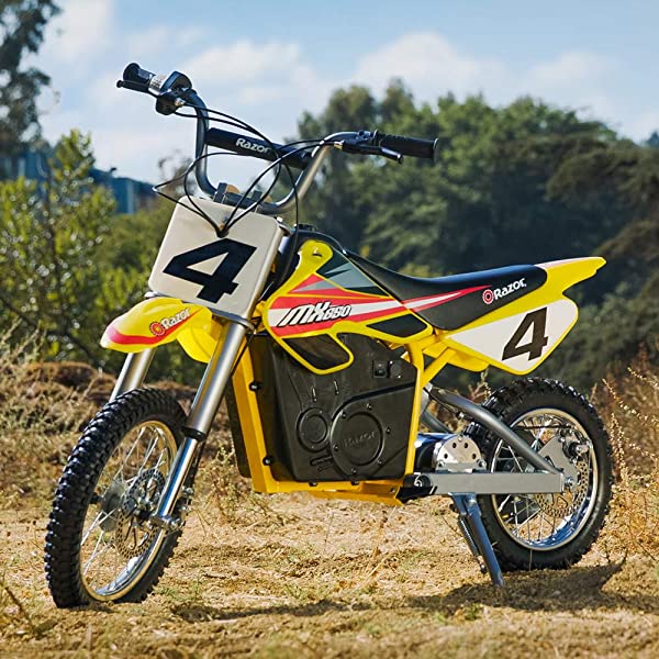 Electric Motocross Off-Road Bike MX650 Yellow S823824