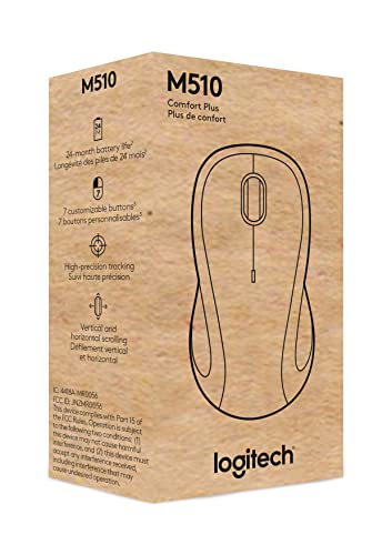 Wireless Mouse for Laptop and PC with USB Receiver, Programmable Buttons Z1280