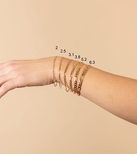 Figaro Link Chain Bracelet for Men and Women M583752