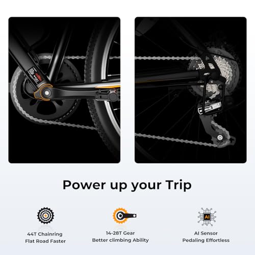 Electric Bike for Adults with 500W Motor, 40 Miles Range, 7-Speed G9578