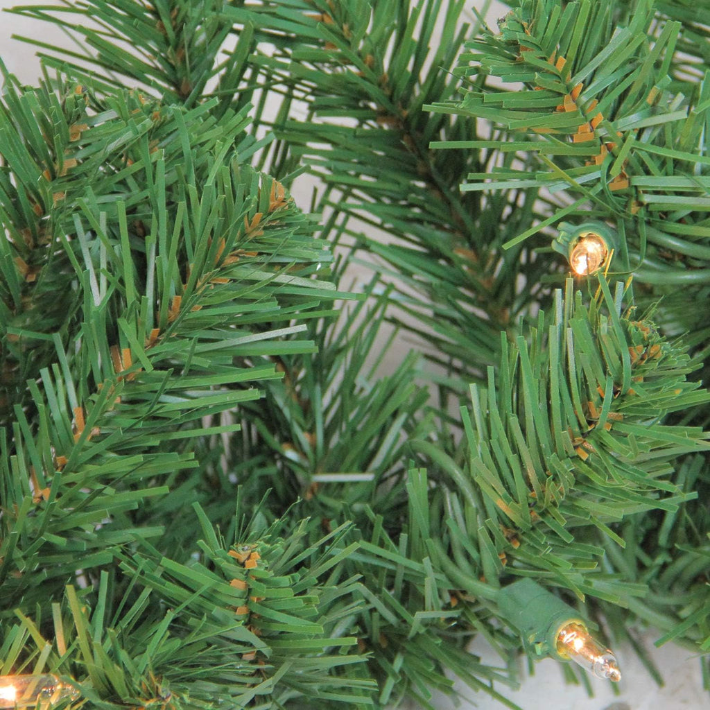 Pre-Lit Artificial Winter Spruce Christmas Set - 5-Piece - Clear Lights D2806