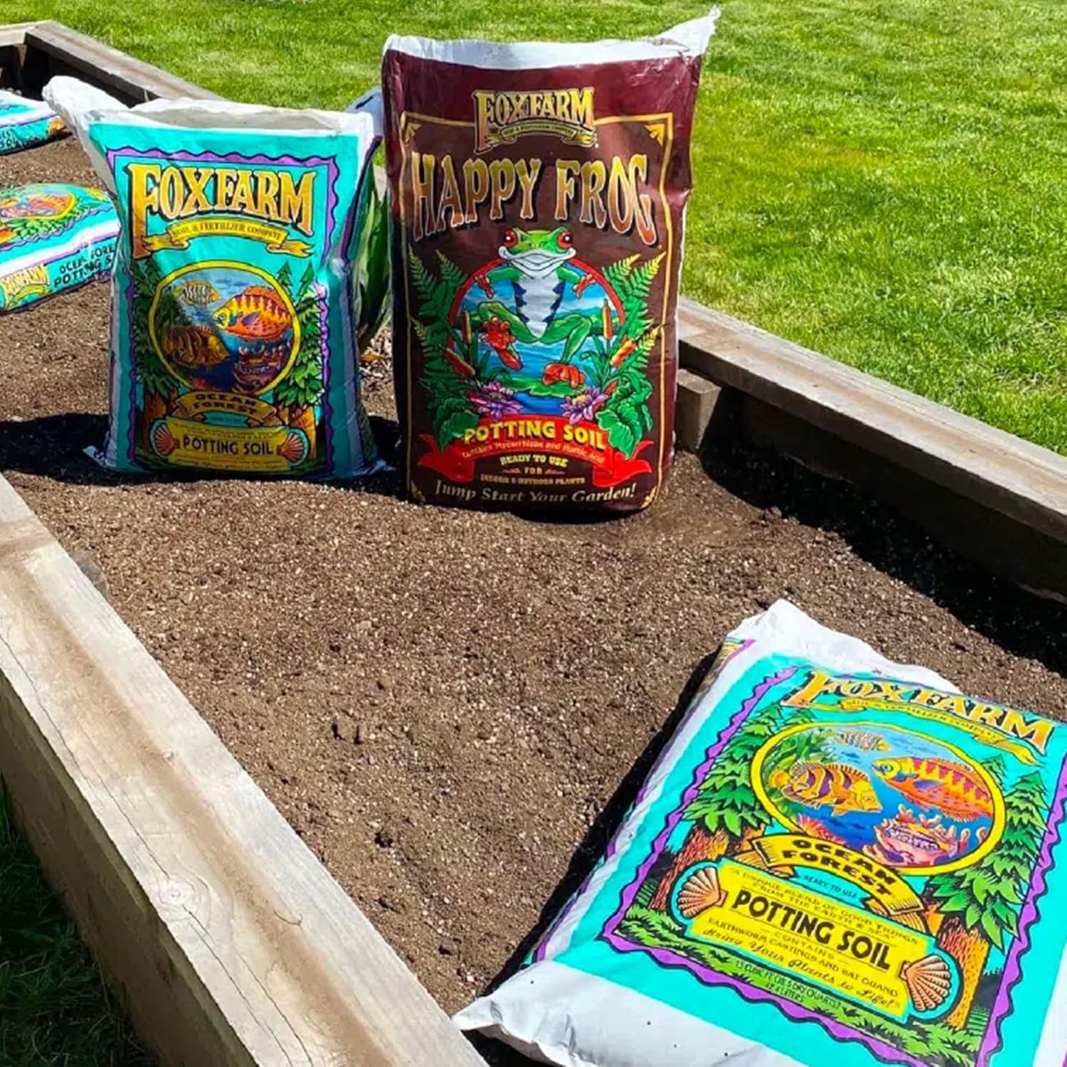 Organic Potting Soil for Indoor and Outdoor Plants (4 Pack) F36870