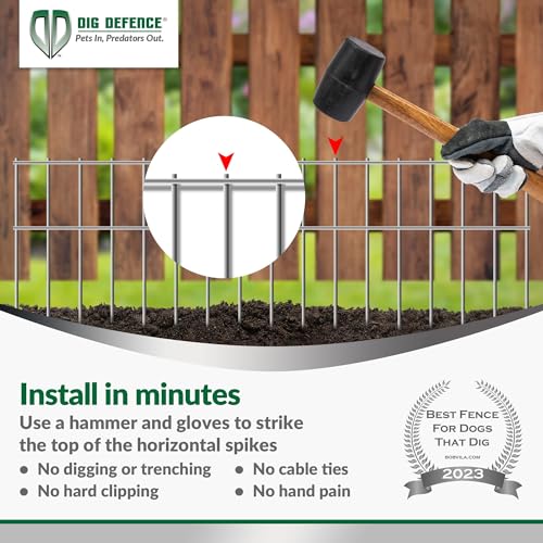 Animal Barrier Fence, X-Large 2 Pack, 4 ft Total Length H8134