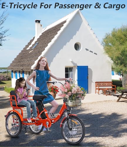 Adult Electric Tricycle 3 Wheel Bike Q8526