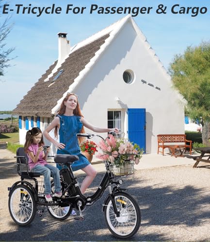 Adult Electric Tricycle 3 Wheel Bike Q8526