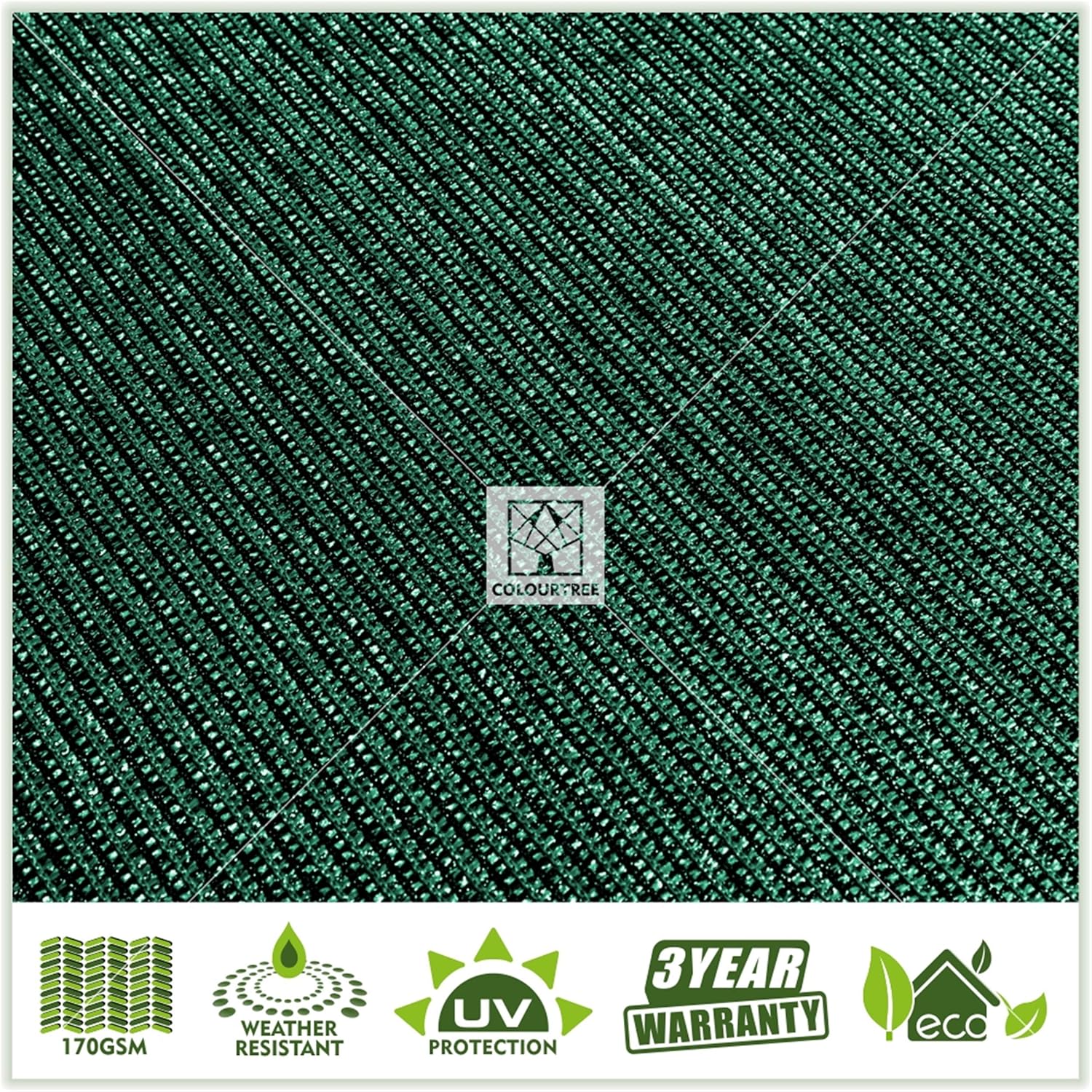 Green Fence Privacy Screen 8 x 50 ft Heavy Duty Shade Tarp V536