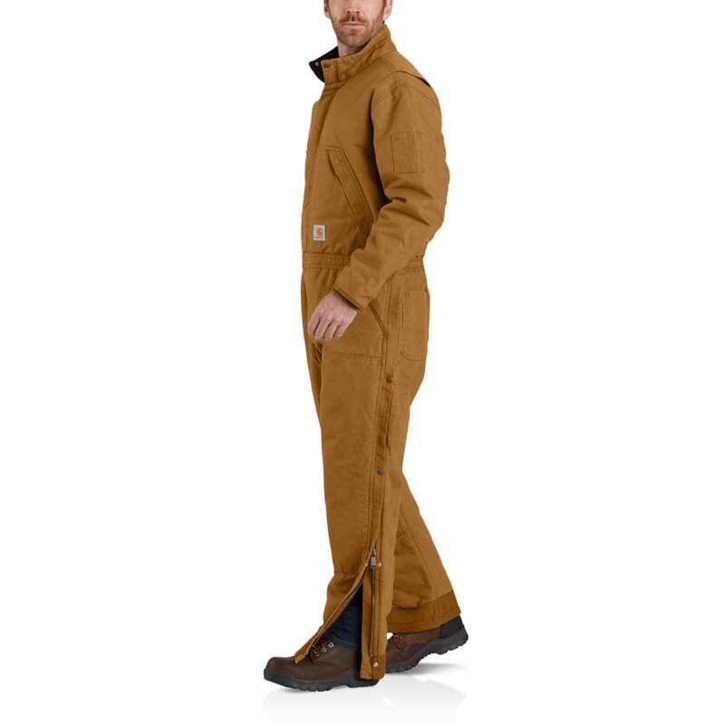 Loose Fit Washed Duck Insulated Coverall L460600