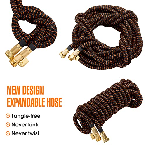 Expandable Garden Hose 50ft with Spray Nozzle F6049
